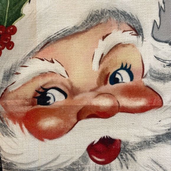 Red Christmas Pillow Covers 20x20 Set of 4 Santa Snowman Snowflake Farmhouse 176 - Picture 4 of 16